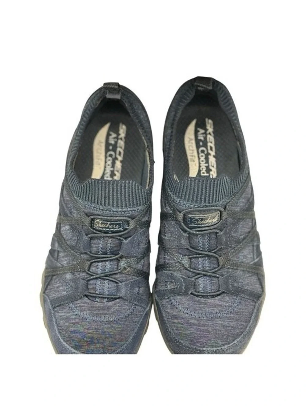 Skechers Arch Fit Women Navy Blue Slip On Sneakers Shoes Size 6